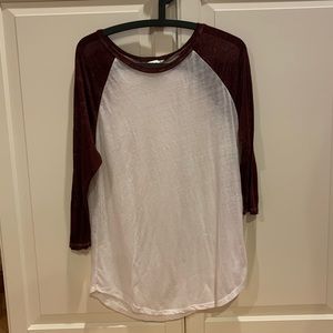Abercrombie and Fitch Baseball Tee